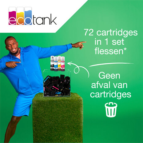 EcoTank ET-2860 Multifunction (print-copy-scan, WiFi, incl. inkt voor 4.500 afdrukken zwart en 7.500 afdrukken kleur)