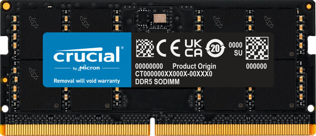 CT32G56C46S5 DDR5 32 GB, SO-DIMM 262-pin, 5600 MHz, PC5-44800, CL46