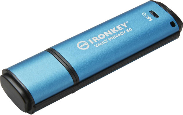IKVP50/16GB IronKey Vault Privacy 50 Series USB flash drive 16 GB (encrypted, USB 3.2 Gen 1, TAA Compliant)