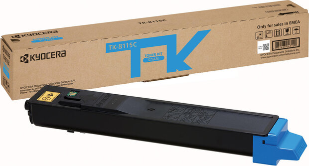 TK8115C Ecosys toner cyaan (6.000 afdrukken)
