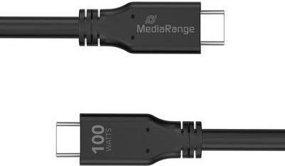 Rapid Charging USB-C kabel (3 meter, tot 100 Watt, 4K, zwart)