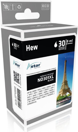 301XL inkjetcartridge zwart (480 afdrukken, compatibel)