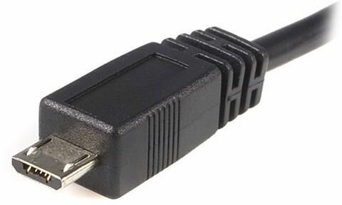 Micro USB-kabel A naar micro B (0,5 meter, zwart)