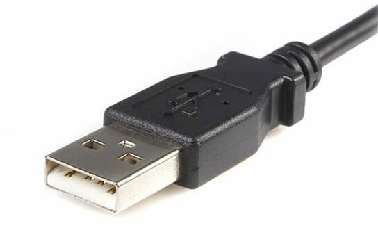 Micro USB-kabel A naar micro B (0,5 meter, zwart)