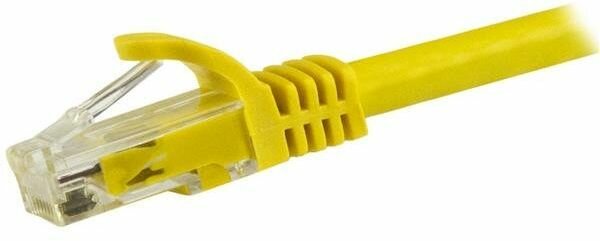 Cat6 Patchkabel (snagless RJ45 connectors, geel, 15 meter)