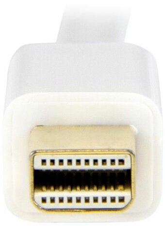 Mini DisplayPort M naar HDMI M converterkabel (1 meter, wit, 4K)