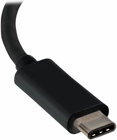 USB-C naar VGA adapter (18 cm, zwart)