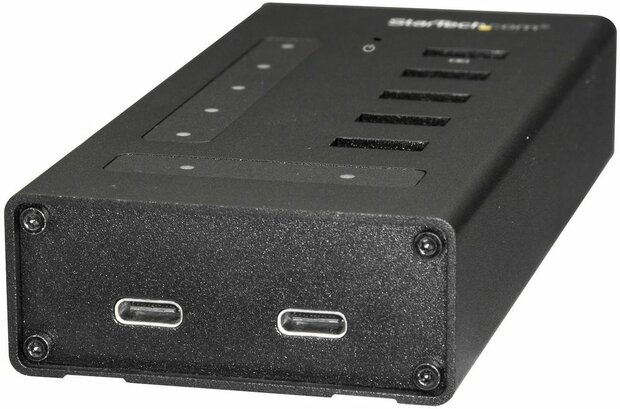 7 Poort USB-C Hub (USB-C naar 5 x USB-A + 2 x USB-C, metaal)