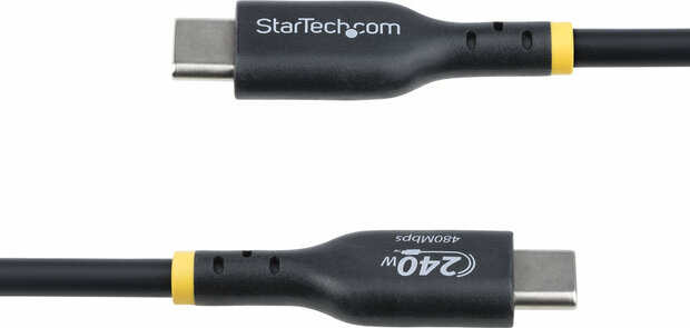 USB2EPR3M USB-C Laadkabel (3 m, 240 Watt, USB-C M/M, Power Delivery 240 Watt, zwart)