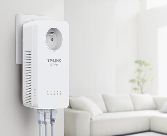 TL-WPA8635P KIT(FR) AV1200 Gigabit Powerline ac Wi-Fi Kit (pass-through)