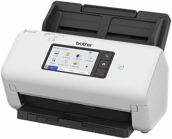 ADS-4700W Document scanner (duplex, A4, 600 x 600 dpi, 40 ppm, ADF, USB 3.0, Gigabit LAN, Wi-Fi, USB 2.0 host)