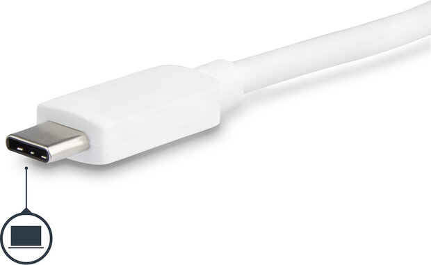 USB-C Multiport Adapter (DVI, GBLAN, USB 3.0)