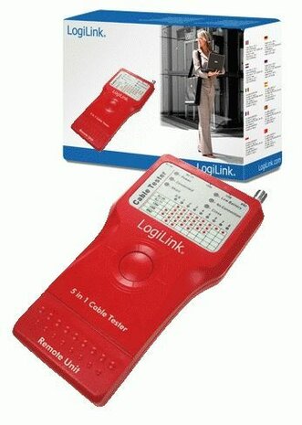WZ0014 Kabeltester (RJ45/11/BNC/USB/IEEE1394)