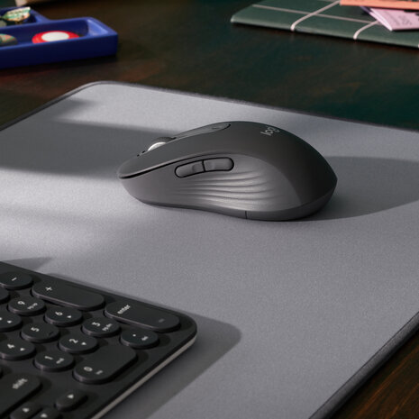 Signature M650 L Business Mouse (5 knoppen, Bluetooth, 2,4 GHz, grafiet)