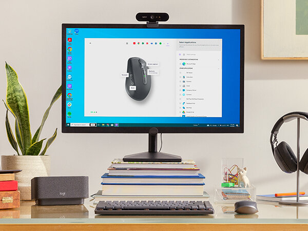MX Anywhere 3S for Business Mouse (6 knoppen, Bluetooth + Logi Bolt USB-receiver, grafiet)