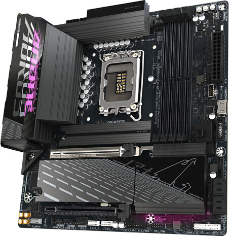 Socket 1851 : B860M AORUS ELITE WIFI6E (DDR5, 3 x M.2, DisplayPort)