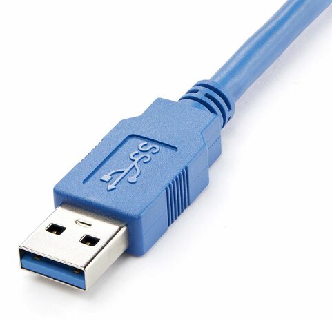 Desktop SuperSpeed USB 3.0 verlengkabel A-A M/F (1,5 meter, blauw)