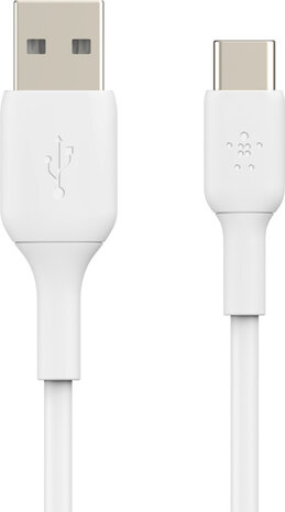 BoostCharge USB-C M/M kabel (15 cm, wit)