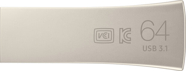 BAR Plus MUF-64BE3 USB flash drive 64 GB (USB 3.1 Gen 1, champagne zilver)
