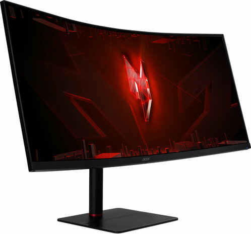 Nitro XV345CUR Vbmiphuzfx LED 34&quot;, gaming, curved, 3440 x 1440 UWQHD, 165 Hz, VA, 4000:1, HDR10, 0,5 ms, HDMI, DisplayPort, USB-C , speakers, zwart
