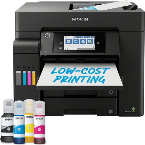 EcoTank ET-5805 Multifunction printer (A4, 25 ppm, USB, LAN, Wi-Fi ac, zwart)