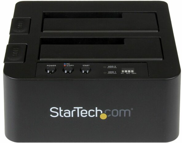 USB 3.1 Standalone Duplicator Dock voor 2,5&quot; en 3,5&quot; SATA SSD/HDD schijven (Fast-Speed Duplication)
