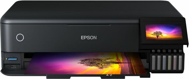 EcoTank ET-8550 Multifunction printer (A3, 16 ppm, USB, LAN, USB host, Wi-Fi ac, zwart)