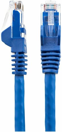 N6LPATCH2MBL LSZH Cat6 Ethernet kabel (10 Gigabit Snagless, RJ45, 100 Watt PoE, blauw, 2 m)