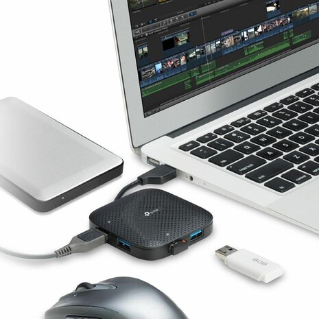 UH400 USB-Hub 4 poorten (SuperSpeed USB 3.0)