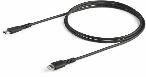 RUSBCLTMM1MB USB-C naar Lightning kabel (1 meter, MFi Certified, zwart)