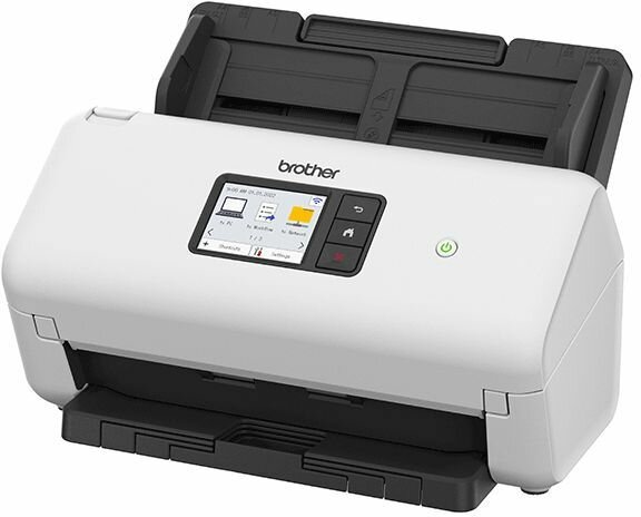 ADS-4500W Document scanner (dual CIS, duplex, A4, 600 dpi x 600 dpi, 35 ppm, ADF, USB 3.0, Gigabit LAN, Wi-Fi)