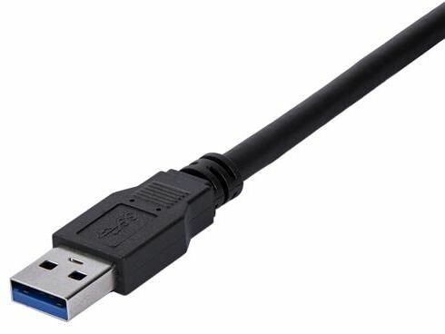 SuperSpeed USB 3.0 verlengkabel A-A M/F (1 meter, zwart)