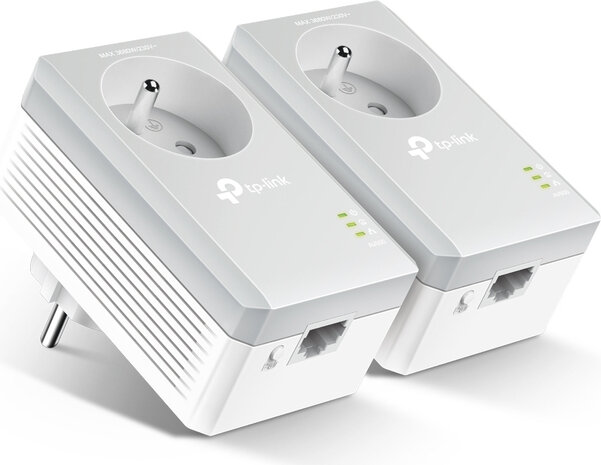TL-PA4015P KIT (FR) AV600 Powerline Kit (met passthrough, FR)