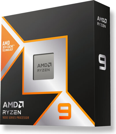 Socket AM5 : Ryzen 9-9900X3D (120 Watt, 5,5 GHz, 140 MB (box, excl. koeler)