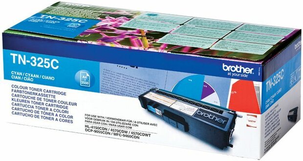 TN-325C toner cyaan (3500 afdrukken)