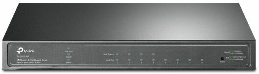 JetStream TL-SG2008P V1 smart switch (4 x 10/100/1000 + 4 x 10/100/1000 PoE+, 62 Watt)