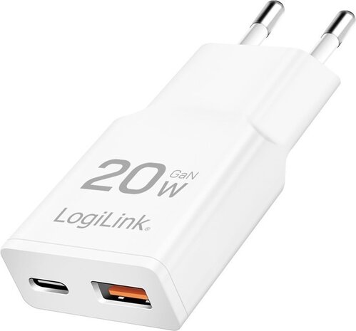 Lader 1 x USB-C, 20 Watt + 1 x USB-A 18 Watt (zwart)