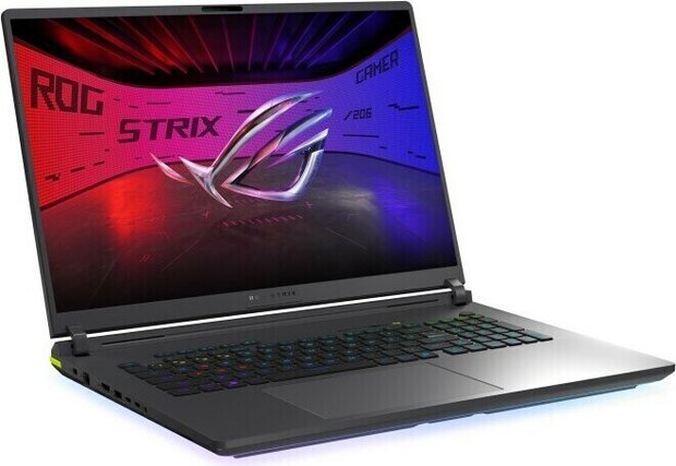 ROG Strix G18 G815LW-S9076W (18&quot; 2.5K, Intel Core Ultra 9-275HX, 1000 GB PCIe NVMe SSD, 32 GB, Geforce RTX 5080 16 GB, Windows 11 Home, grijs, Azerty)