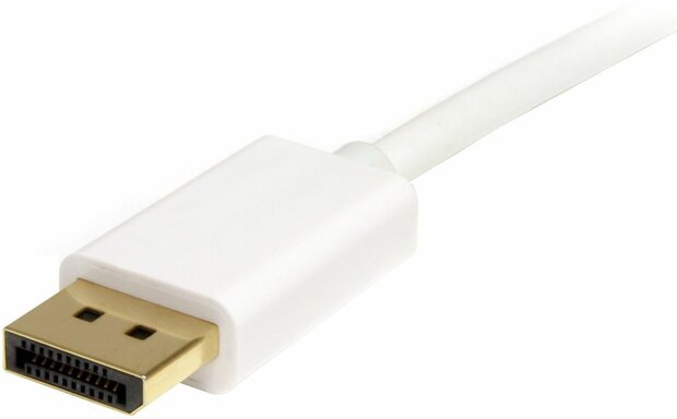 Mini DisplayPort naar DisplayPort kabel M/M (3 meter, wit)