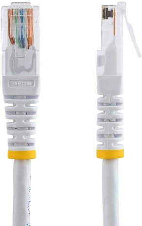 Molded Cat5e UTP Patchkabel (15 meter, wit)
