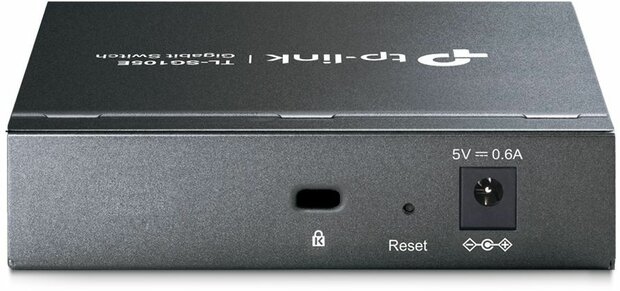 TL-SG105E 5-poort Gigabit Easy Smart Switch (10/100/1000 Mbps, MTU/Port/Tag-based VLAN, QoS, IGMP Snooping)
