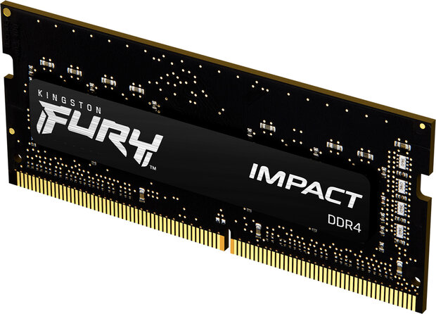 KF432S20IB/32 FURY Impact DDR4 32 GB, SO-DIMM 260-pin, 3200 MHz, PC4-25600, CL20, zwart