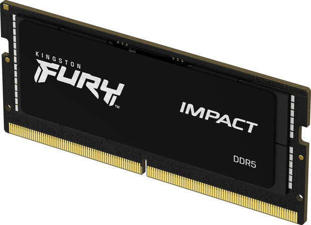 KF556S40IBK2-32 FURY Impact DDR5 kit 32 GB, SO-DIMM 262-pin, 5600 MHz, PC5-44800, CL40, on-die ECC (2 x 16 GB)