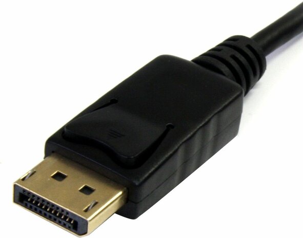 Mini DisplayPort naar DisplayPort kabel M/M (2 meter, zwart)