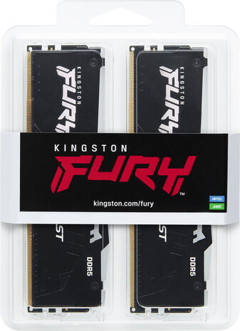 KF552C40BBAK2-32 FURY Beast RGB DDR5 kit 32 GB, DIMM 288-pin, 5200 MHz, PC5-41600, CL40 (2 x 16 GB)