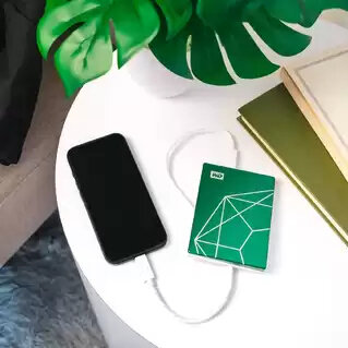 2000 GB WD My Passport Ultra (20th Emerelad Anniversary Edition, USB 3.2 Gen 1, 256-bit AES, groen)