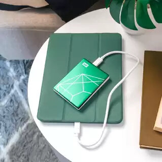 2000 GB WD My Passport Ultra (20th Emerelad Anniversary Edition, USB 3.2 Gen 1, 256-bit AES, groen)