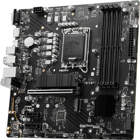 Socket 1700 : PRO B760M-P (1 x DisplayPort, 1 x HDMI)