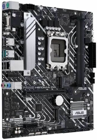 Socket 1700 : PRIME H610M-A D4-CSM (DDR4, 2 x M.2, DisplayPort, HDMI, VGA)