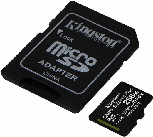 SDCS2/256GB Canvas Select Plus Flash memory card 256 GB (incl. microSDXC adapter)
